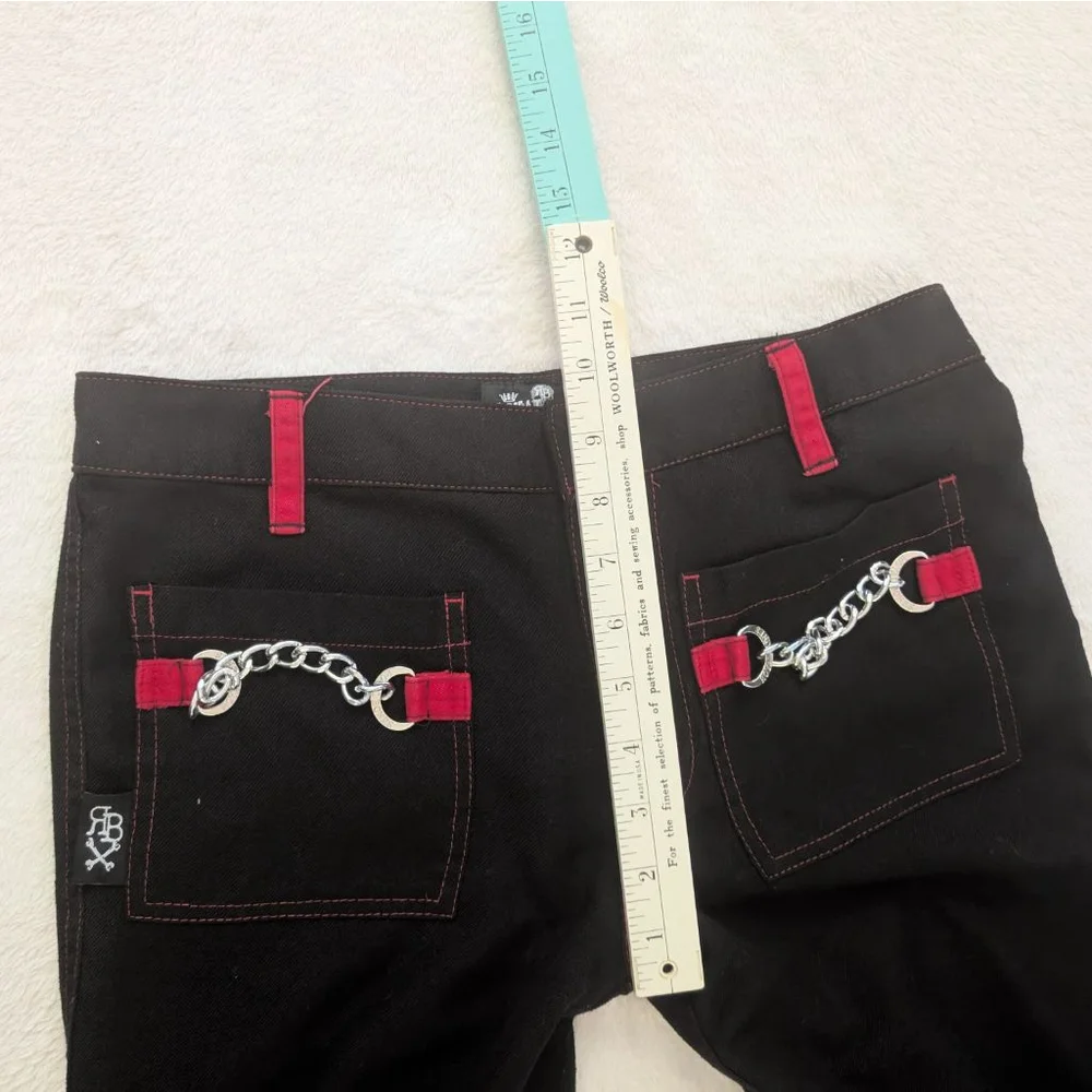 Royal Bones By Tripp Red Strappy Pants - Juniors 3